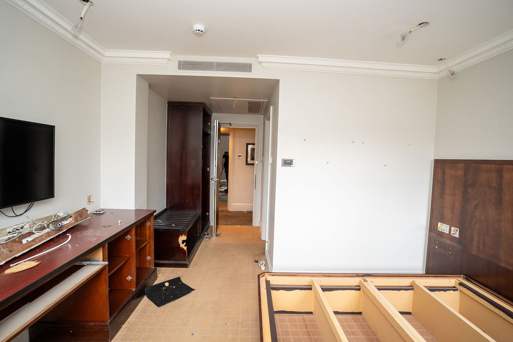 Chambre avant rénovation